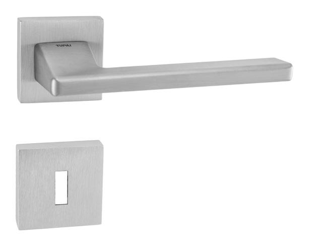 Klika na dveře TI - JUNIOR - HR 4140Q OCS - Chrom broušený (96)