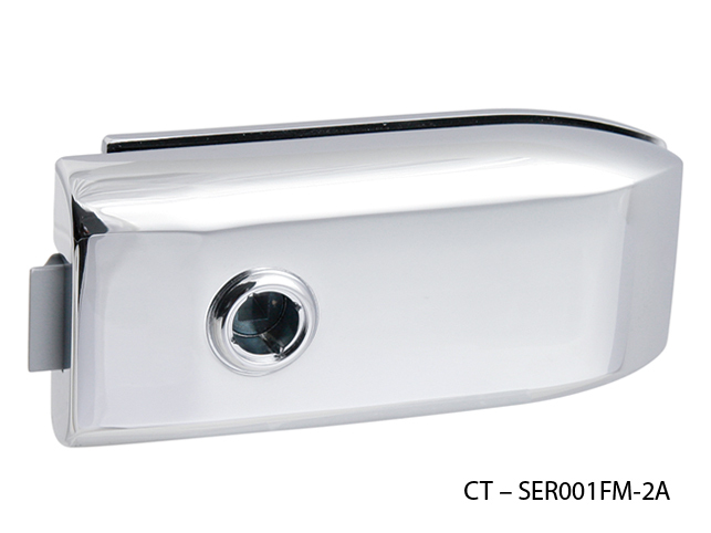 CT - 6000 Kování na skleněné dveře OC - ​​Chrom lesklý