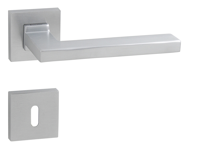 Klika na dveře LI - SINTESI - HR OCS - Chrom broušený