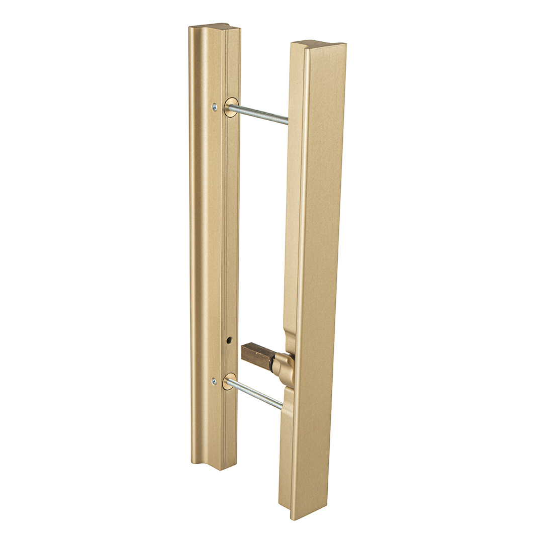 Madlo na dveře FT - MADLO SECRET s uzamykáním OLS - Mosaz broušená