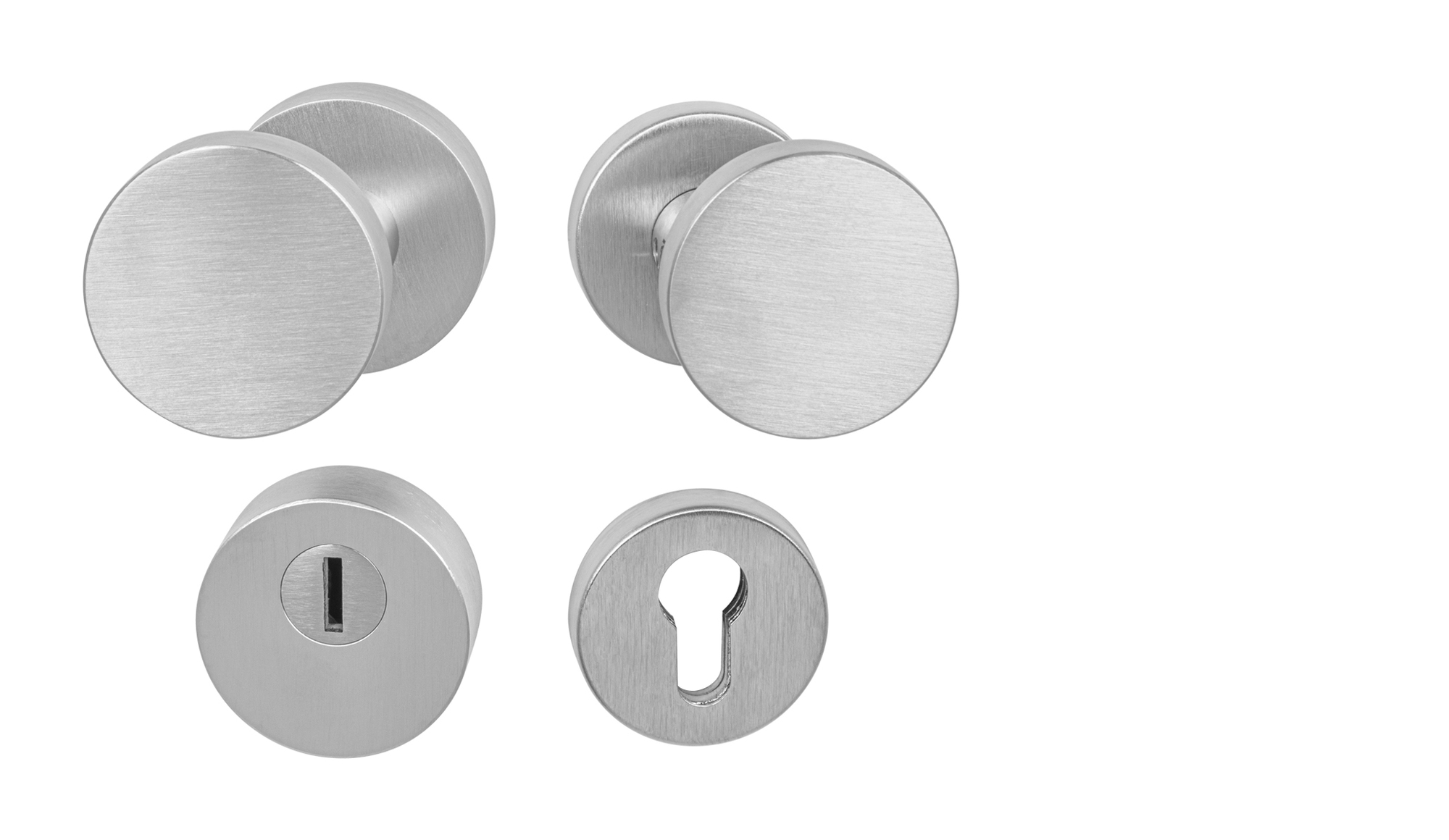 Koule na dveře TI - Koule vyosená CUBO - R 3233 OCS - Chrom broušený (96)