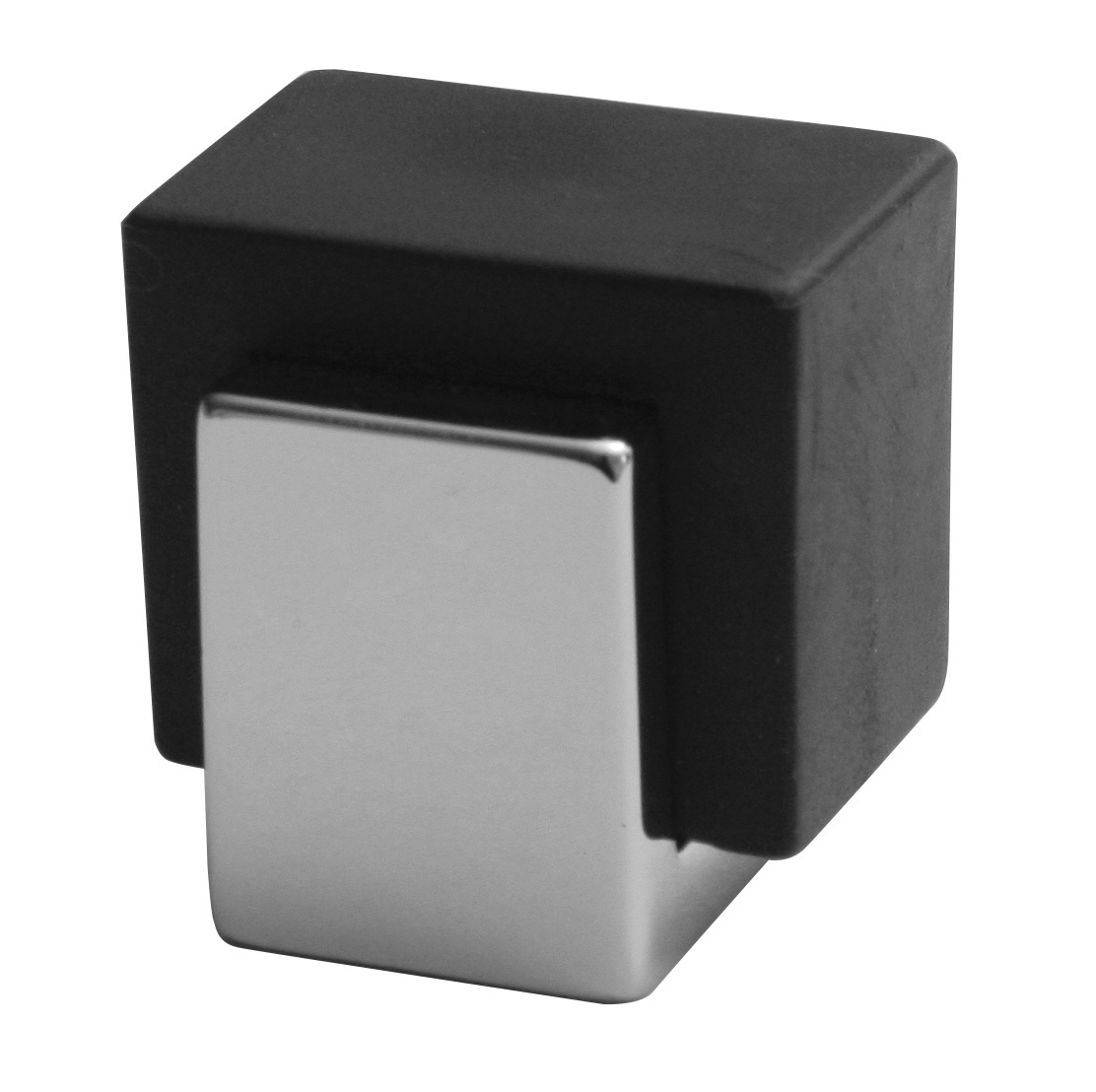 CI - Zarážka dveří čtverec OC - Chrom lesklý