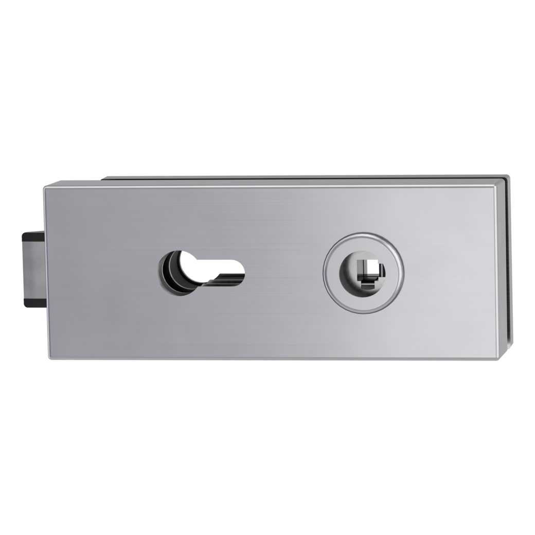 GK - PURISTO S - ZÁMEK na skleněné dveře - PZ BN - Broušená nerez (71)