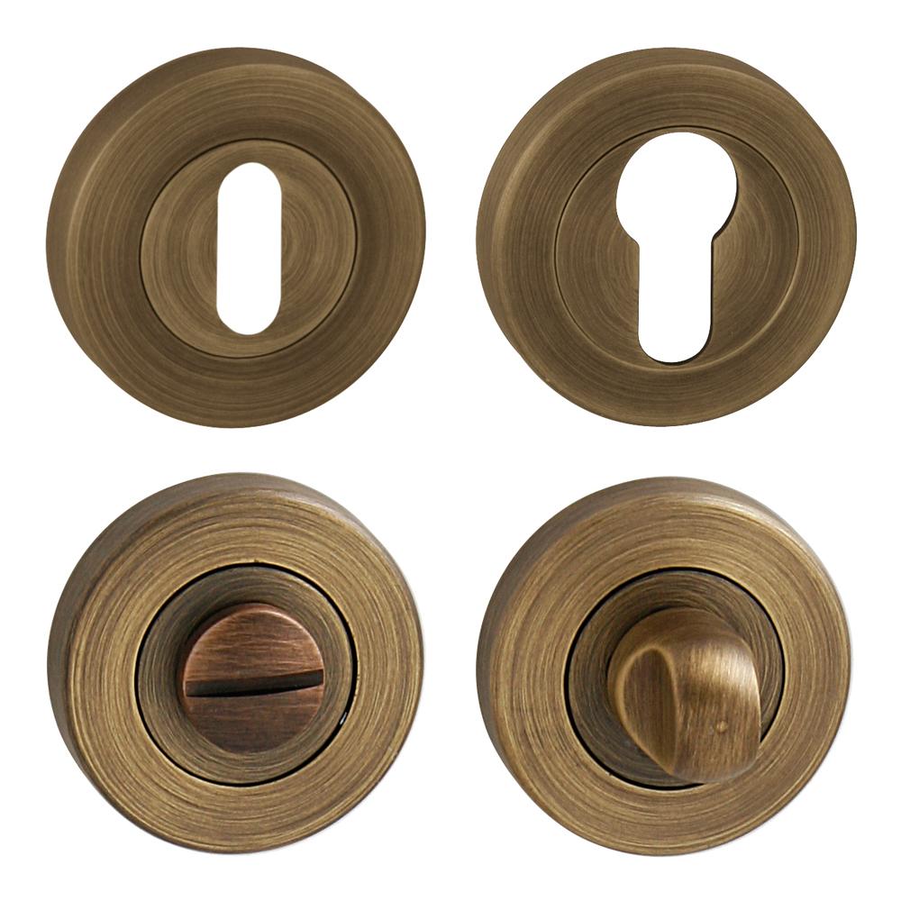 FO - rozeta - R OGS - Bronz česaný matný lak