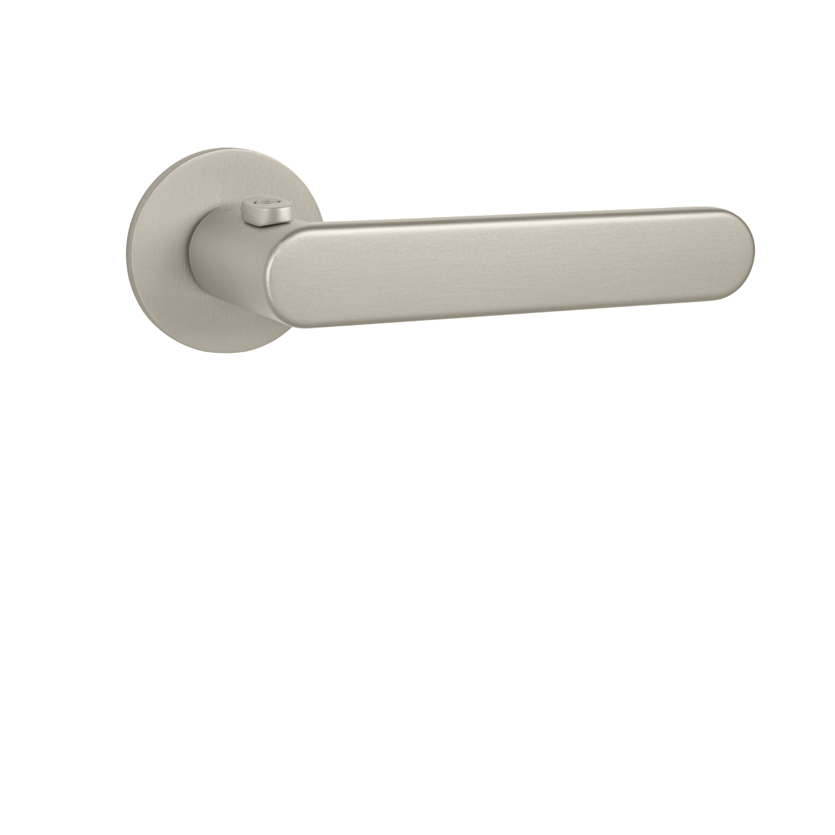 Klika na dveře TI - ROUND - R 7S 3957 s uzamykáním, 38-45 mm NP - Nikl perla (142)