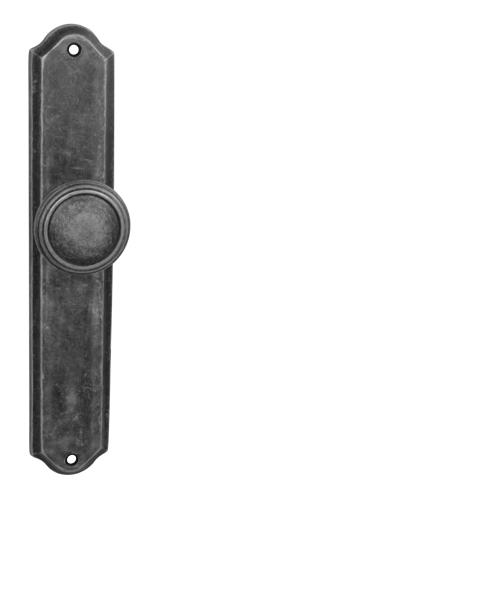 Koule na dveře NI - RAMA - KOULE NA ŠTÍTU OGA - Antik šedá