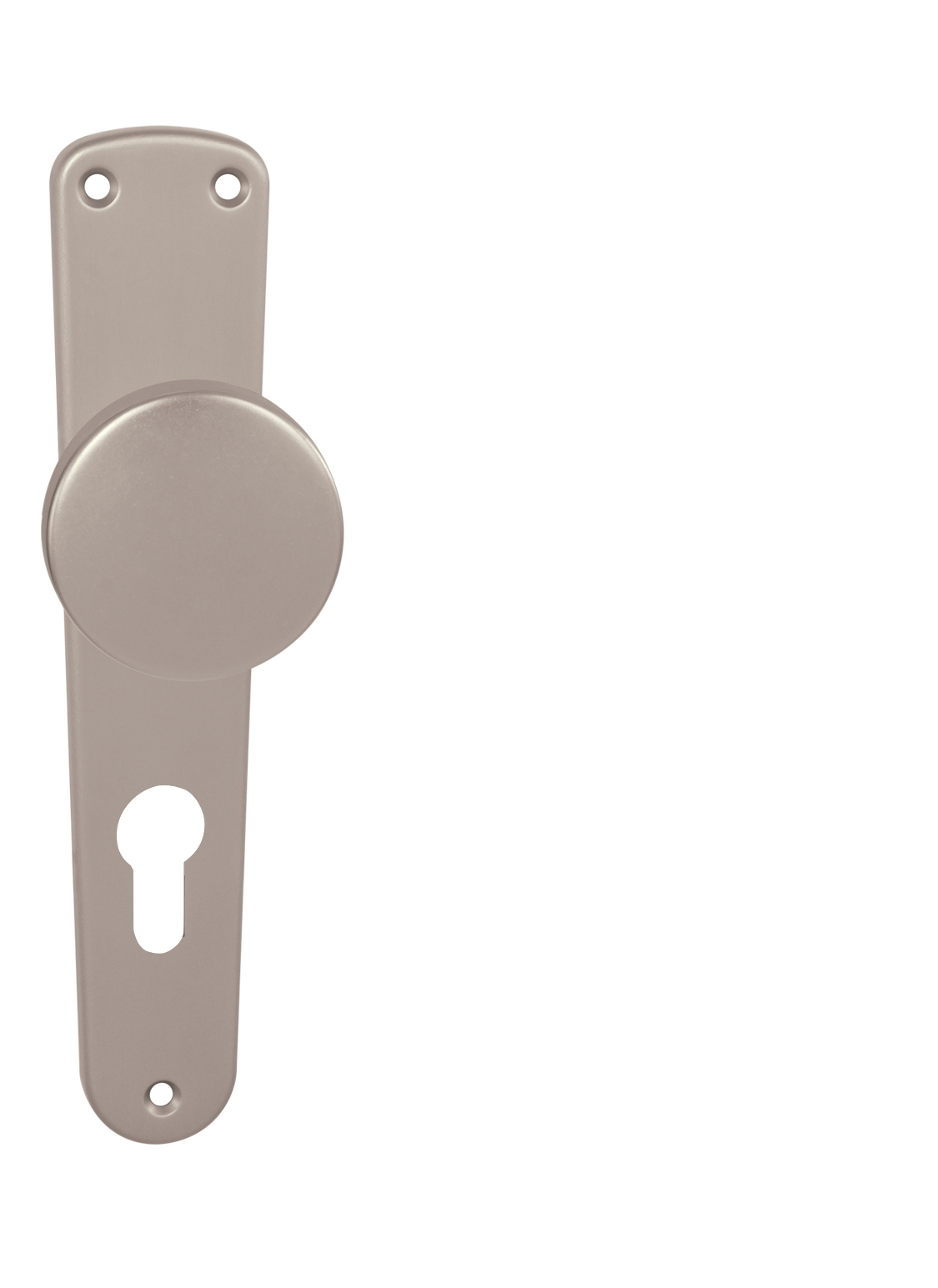 Koule na dveře BA - KOULE NA ŠTÍTU 2200 - B NP - Nikl perla