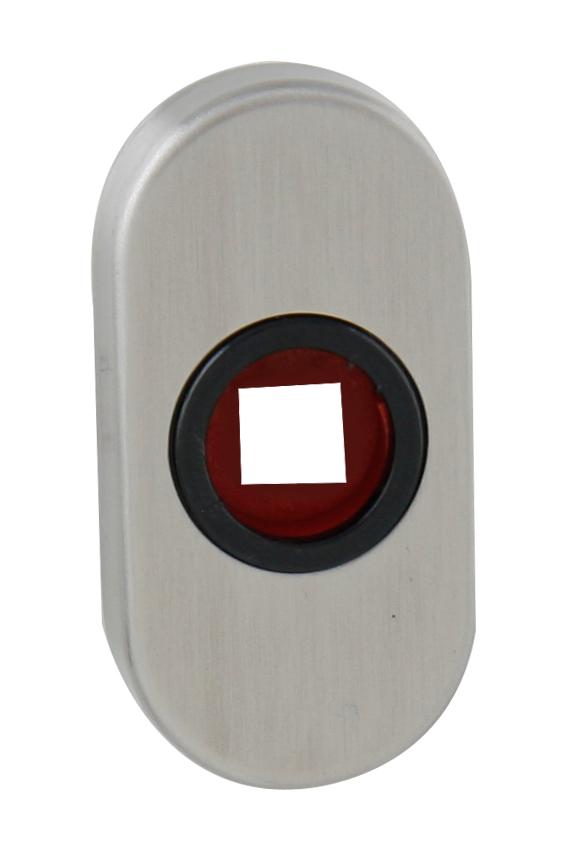 FT - Rozeta R - POD kliky - 60 x 30 mm ONS - Nikl broušený