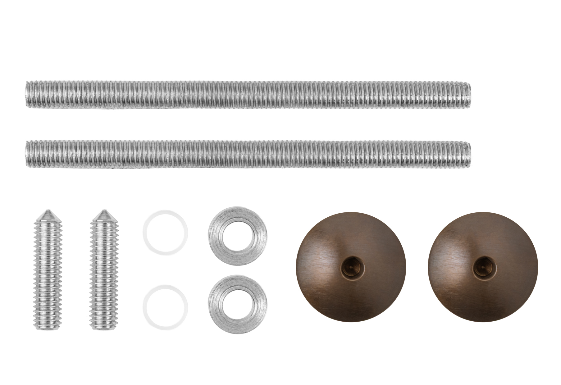 Spojovací materiál pro madlo CB - Spojovací materiál pro ks DŘEVO Bronz antik (BR)