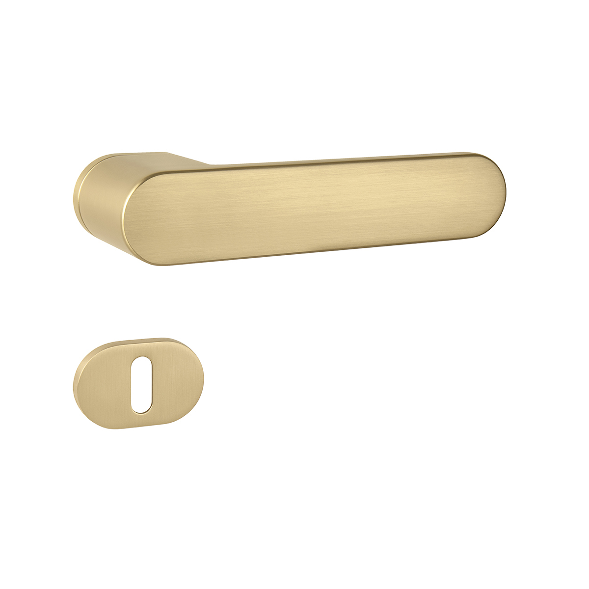 Klika na dveře MPK - IMPRESSA - OR OLS - Mosaz broušená