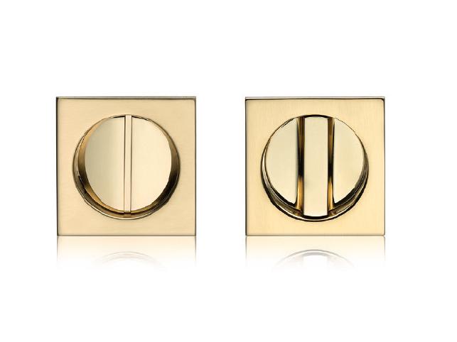 SAB - Set na posuvné dveře Hooky ZERO - HR WC OLV - Mosaz leštěná lakovaná