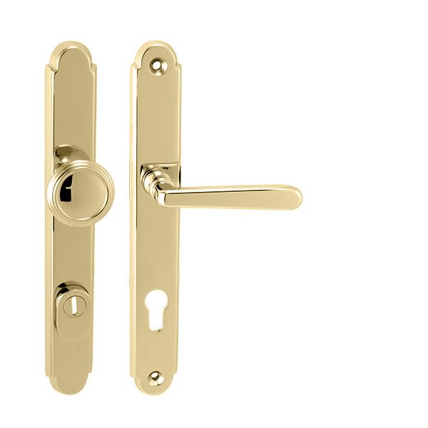 Zpevněné kování NI - ALT WIEN PLUS K OLV - Mosaz leštěná lakovaná