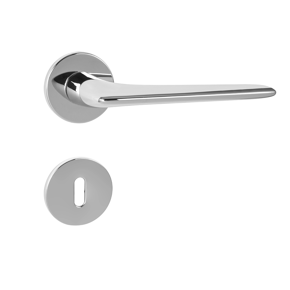 Klika na dveře TI - OPTIMAL - R 4164 5S OC - ​​Chrom lesklý (03)