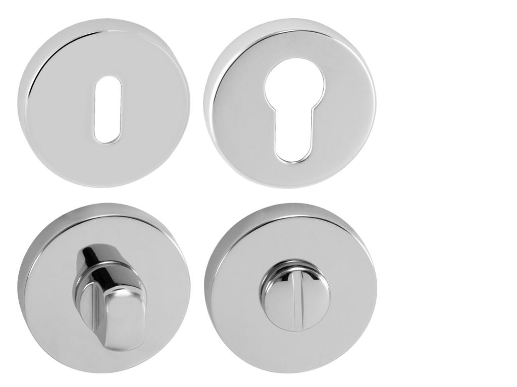 Rozeta ke klice FO - ROZETA - R OC - Chrom lesklý