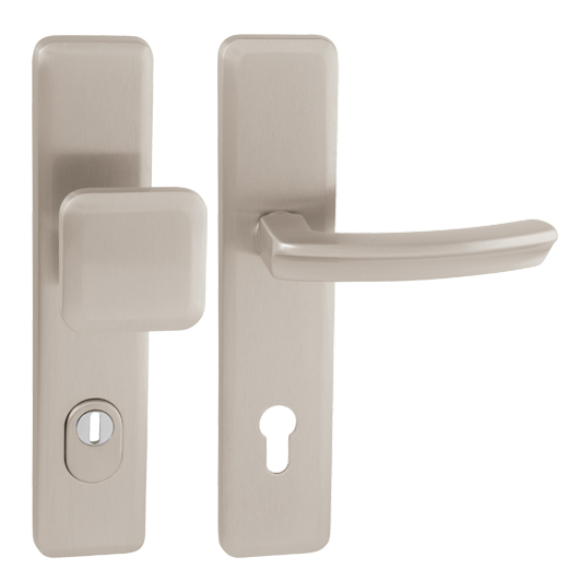 Zpevněné kování MI - QB SECUR / ARTE PLUS ONS - Nikl broušený