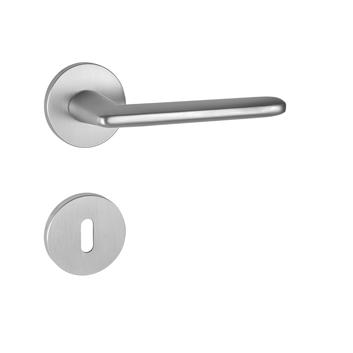 Klika na dveře MP - ELIPTICA - R S6 OCS - Chrom broušený