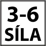 Síla dveřního samozavírače 3-6