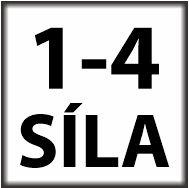 Síla dveřního samozavírače 1-4