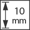 Výšková nastavitelnost 10 mm