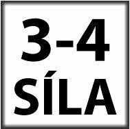 Síla dveřního samozavírače 3-4