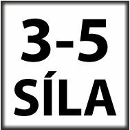 Síla dveřního samozavírače 3-5