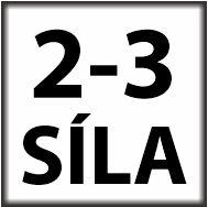 Síla dveřního samozavírače 2-3