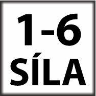 Síla dveřního samozavírače 1-6