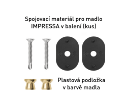 Madlo na dveře MPK - MADLO IMPRESSA (ST) KS T - Titan