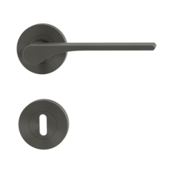 Klika na dveře GK - LEAF LIGHT - R Kašmír šedá (27)