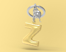 MTM10Z MTM - KLÍČENKA - Písmeno Z 