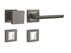 Klika na dveře MP - JASPER - HR T/OC - Titan / chrom lesklý