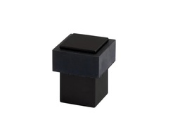 TI - Zarážka dveří hranatá - 2617 BVOC - Černý velvet chrom (128)