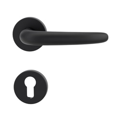 Klika na dveře GK - ULMER - R Grafit černá (78)