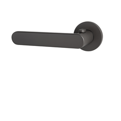 Klika na dveře TI - ROUND - R 7S 3957 s uzamykáním, 38-45 mm T - Titan (141)