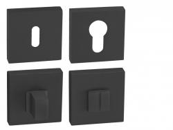 Rozeta ke klice FO - ROZETA - HR BS - Černá matná