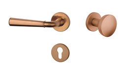 Klika na dveře ASM - MARIGOLD 1 - R 7S CUM PVD - Měď matná PVD