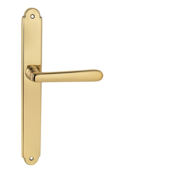 Klika na dveře NI - ALT WIEN Štít OLV - Mosaz leštěná lakovaná