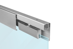 SC - POSUVNÝ SYSTÉM SERIES 100 SILENT GLASS S 80 KG SP s oboustranným krytem na profil STM - Stříbrná matná