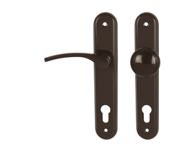 Klika na dveře KE - LAURA - SO Hnědá