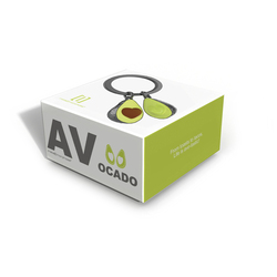 MTM337-01 MTM - KLÍČENKA - Avokádo s peckou ve tvaru srdce 