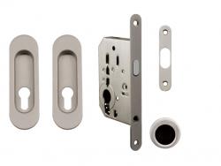 FT - Set na posuvné dveře oválný - PZ / D ONS - Nikl broušený