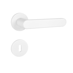 Klika na dveře TI - ROUND - R 3957 5S WS - Bílá matná (152)