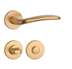 Klika na dveře AS - AMBROSIA - R 7S OLS - Mosaz broušená