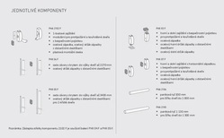 DK - PANIKOVÉ KOVÁNÍ PHA 2000 - 3-bodové zajištění D2/1H-1D-1B Stříbrná