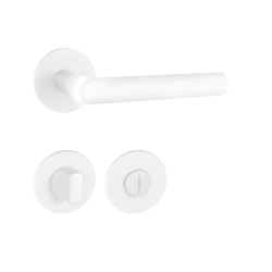 Klika na dveře MP - FAVORIT 22 - R 3SM WS - Bílá matná