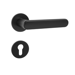 Klika na dveře TI - ROUND - R 3957 5S BS - Černá matná (153)