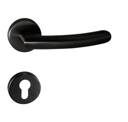 Klika na dveře TI - NERO - R 2233 BS - Černá matná (153)