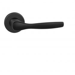 Klika na dveře BA - LUXOR - R BS - Černá matná