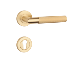 Klika na dveře SH - OVAL - R 1742 PRO 8 MM OLS - Mosaz broušená