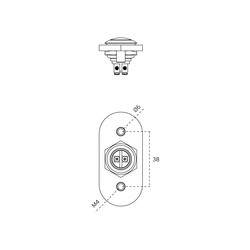 JNF - SPÍNAČ IN.24.209 BN - Broušená nerez